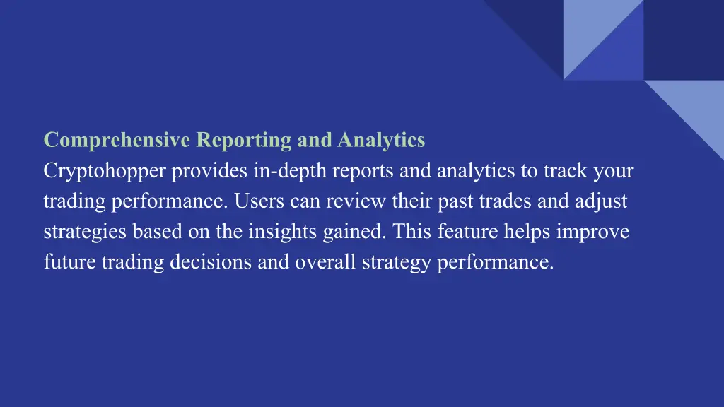 comprehensive reporting and analytics