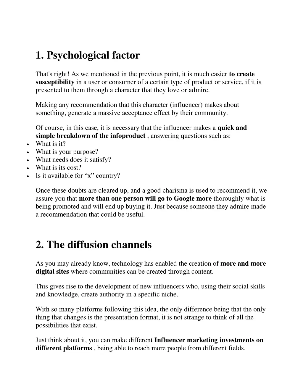 1 psychological factor