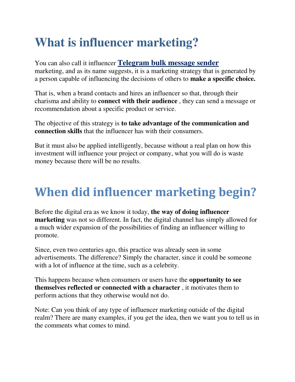 what is influencer marketing