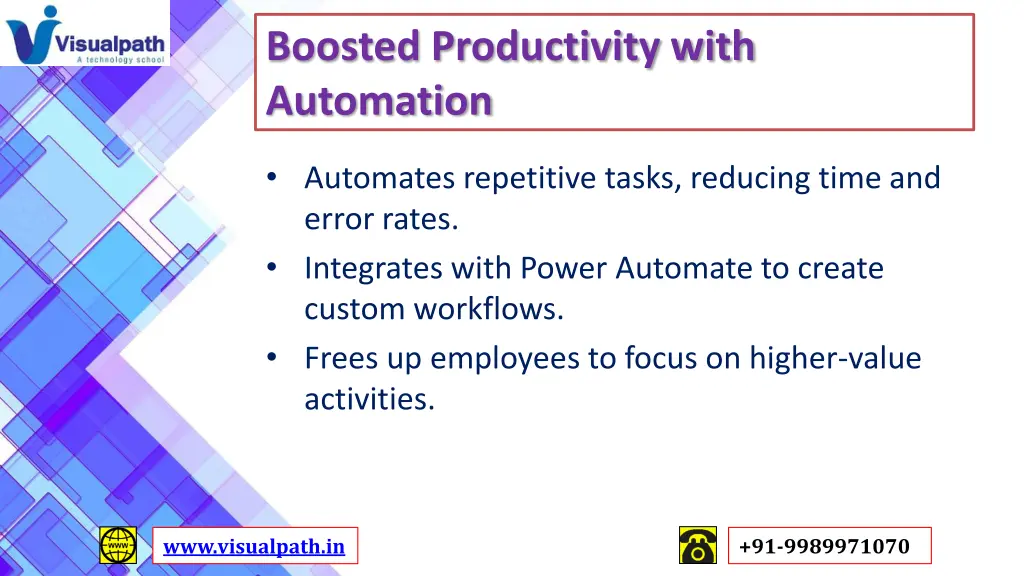 boosted productivity with automation