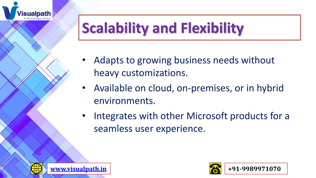 scalability and flexibility