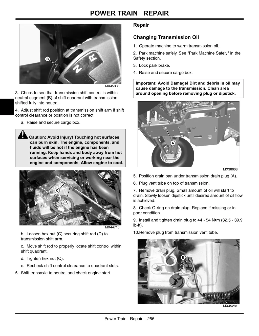 power train repair