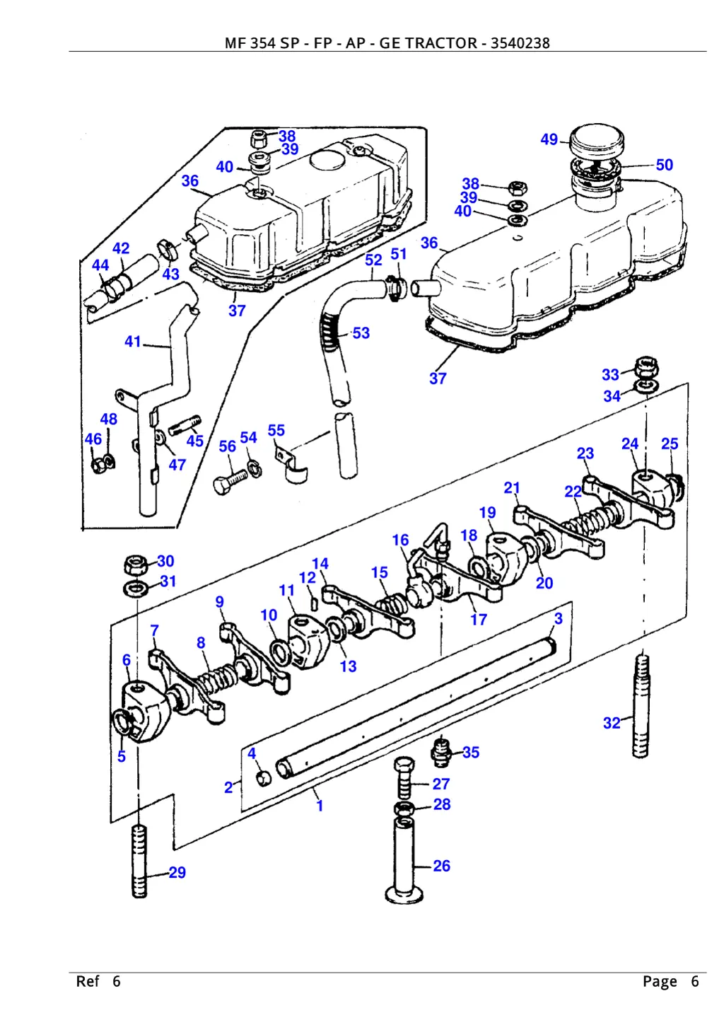 mf 354 sp fp ap ge tractor 3540238 5