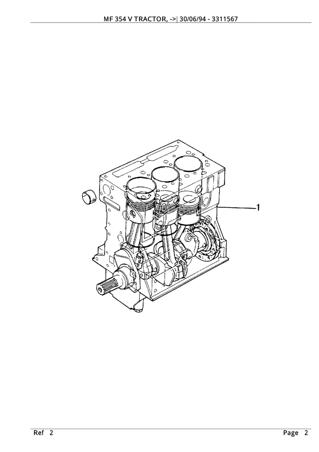 mf 354 v tractor 30 06 94 3311567 1