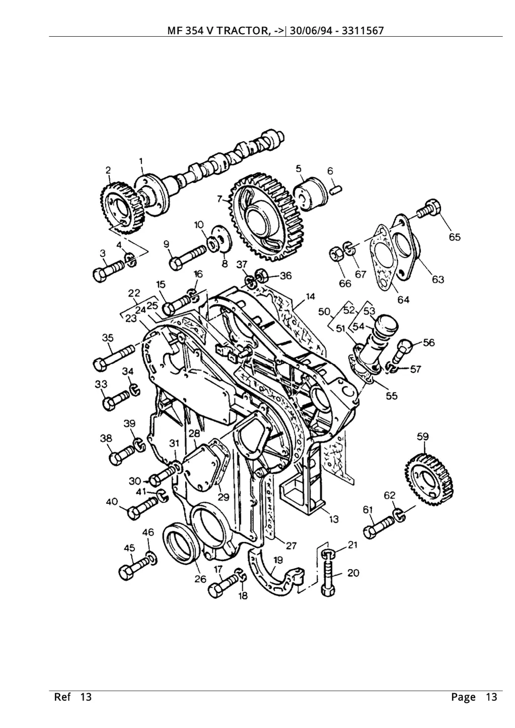 mf 354 v tractor 30 06 94 3311567 5