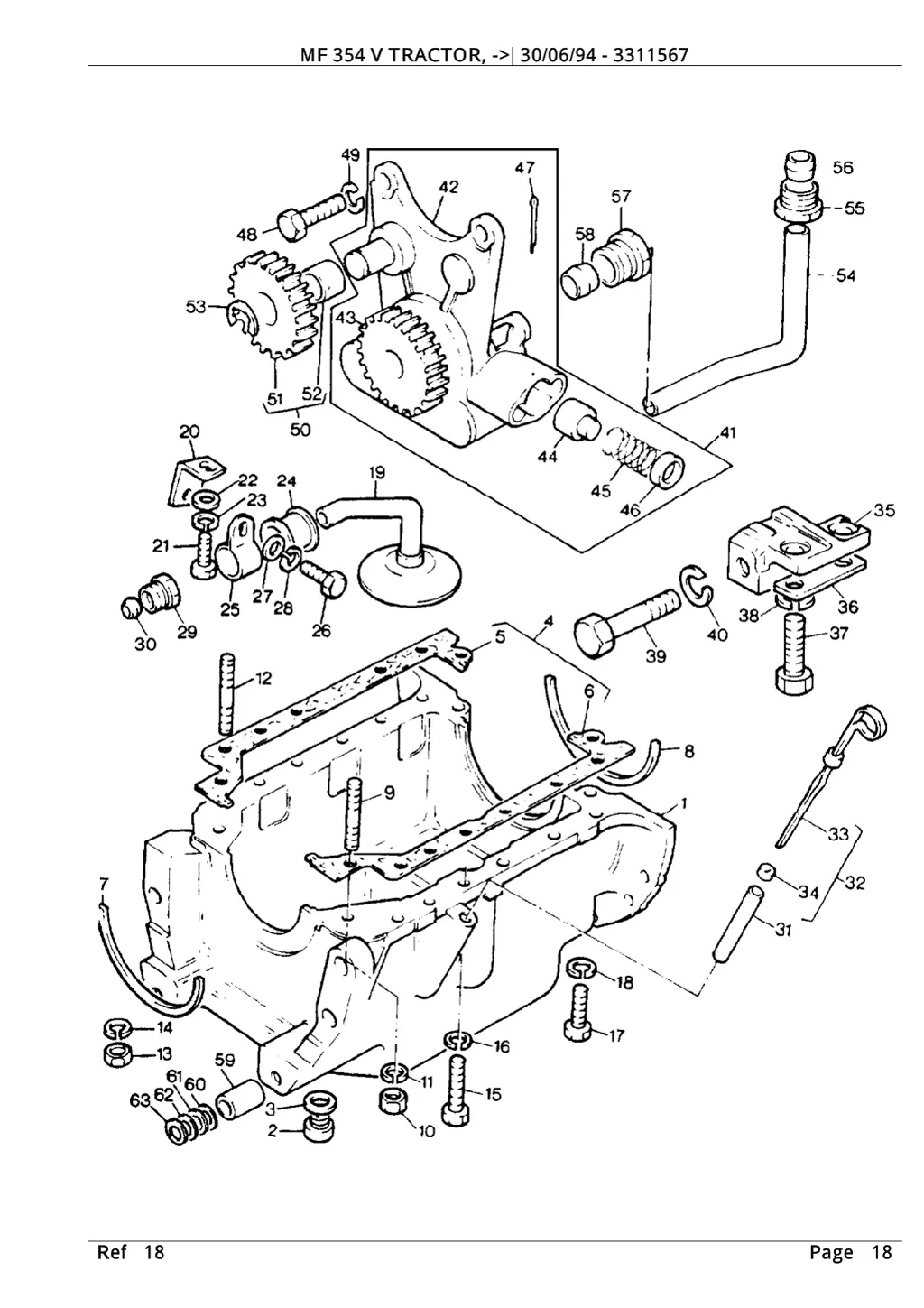 mf 354 v tractor 30 06 94 3311567 7