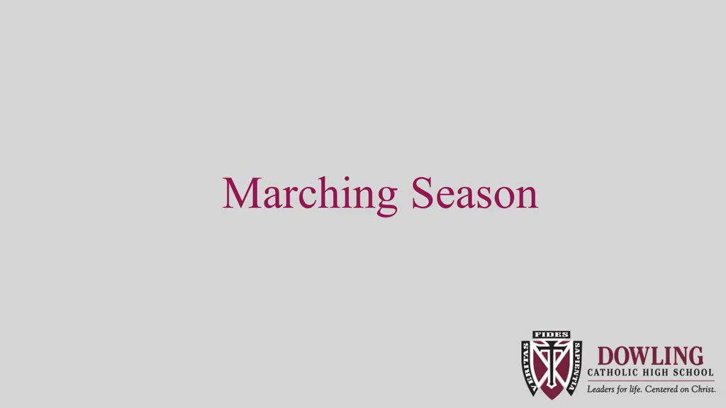 marching season