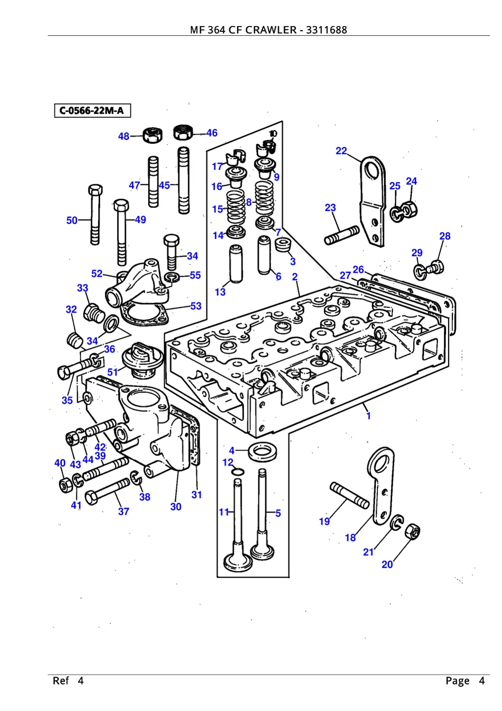 mf 364 cf crawler 3311688 mf 364 cf crawler 3