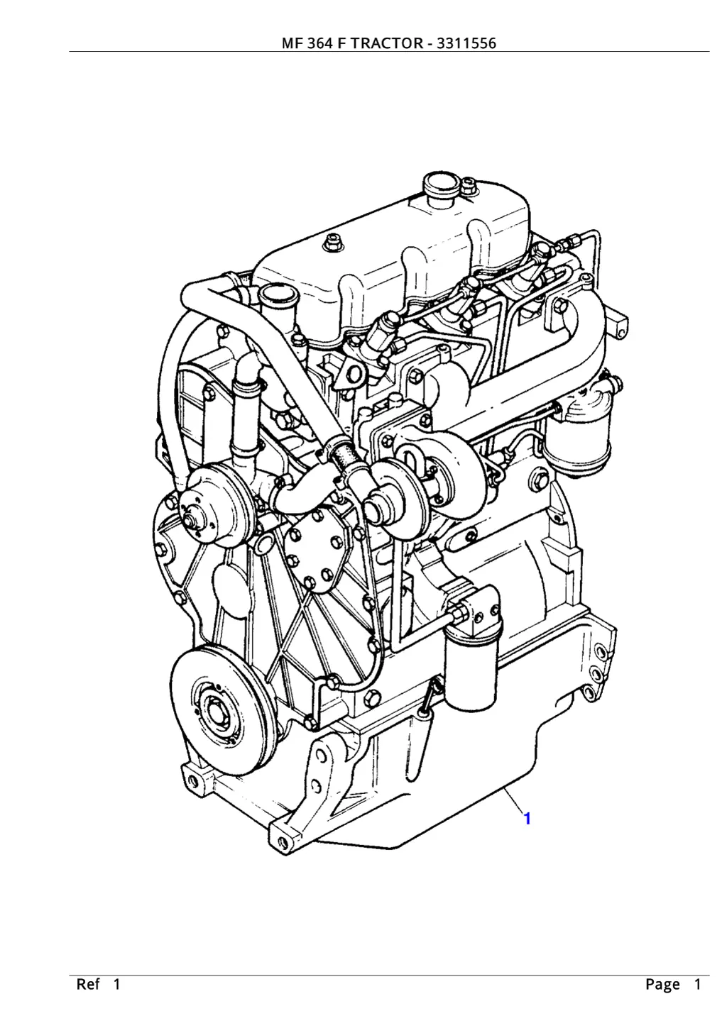 mf 364 f tractor 3311556 mf 364 f tractor 3311556