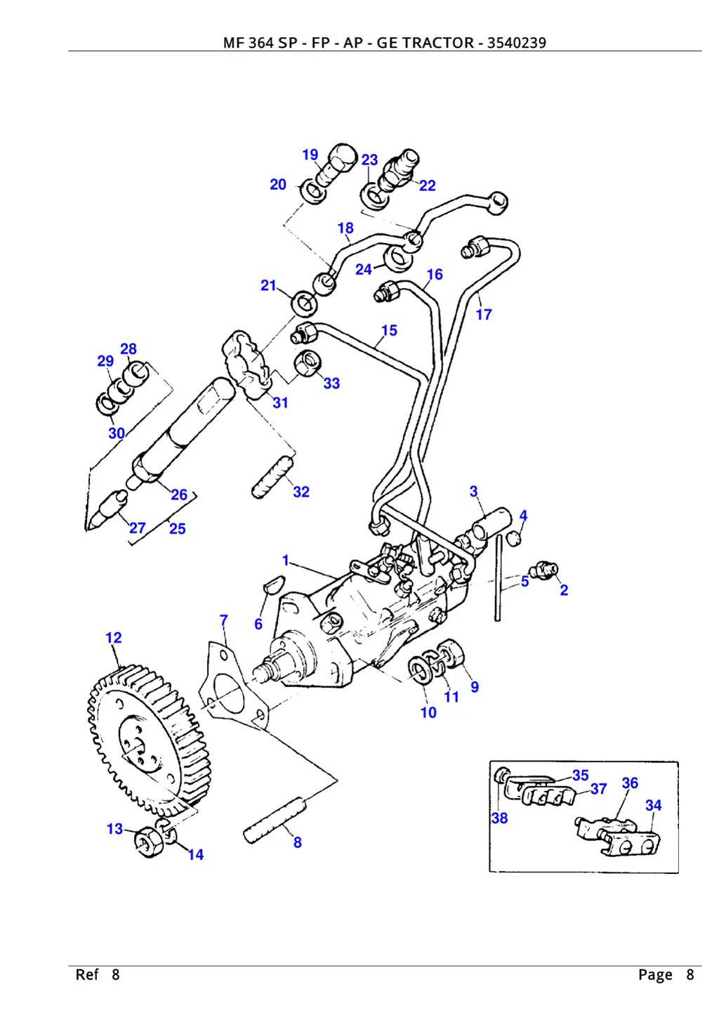 mf 364 sp fp ap ge tractor 3540239 7