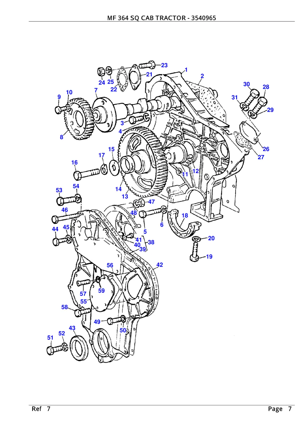 mf 364 sq cab tractor 3540965 6