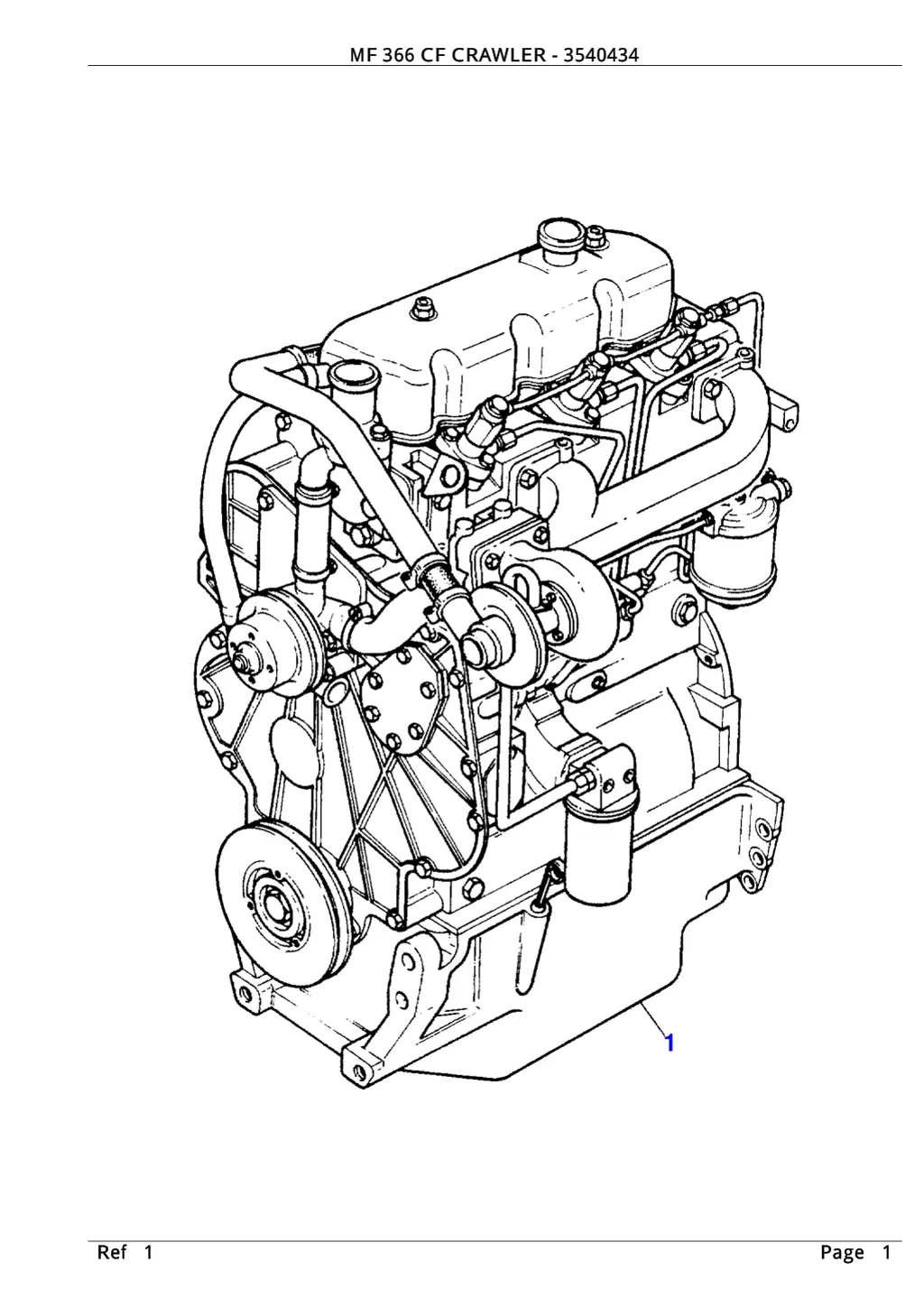 mf 366 cf crawler 3540434 mf 366 cf crawler