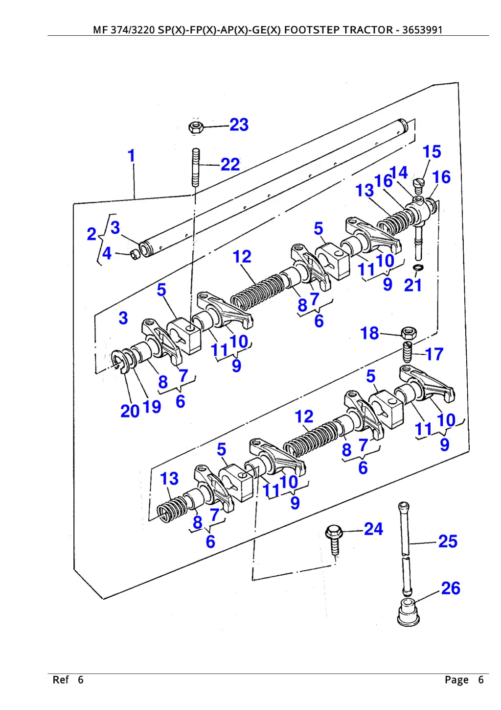 mf 374 3220 sp x fp x ap x ge x footstep tractor 3