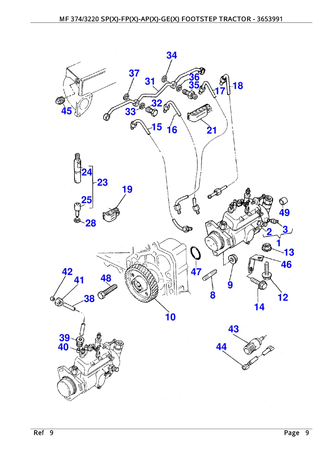 mf 374 3220 sp x fp x ap x ge x footstep tractor 6