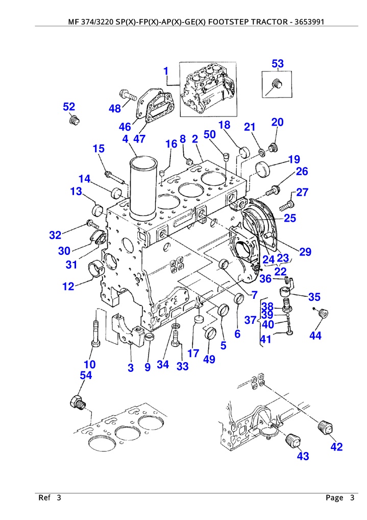 mf 374 3220 sp x fp x ap x ge x footstep tractor