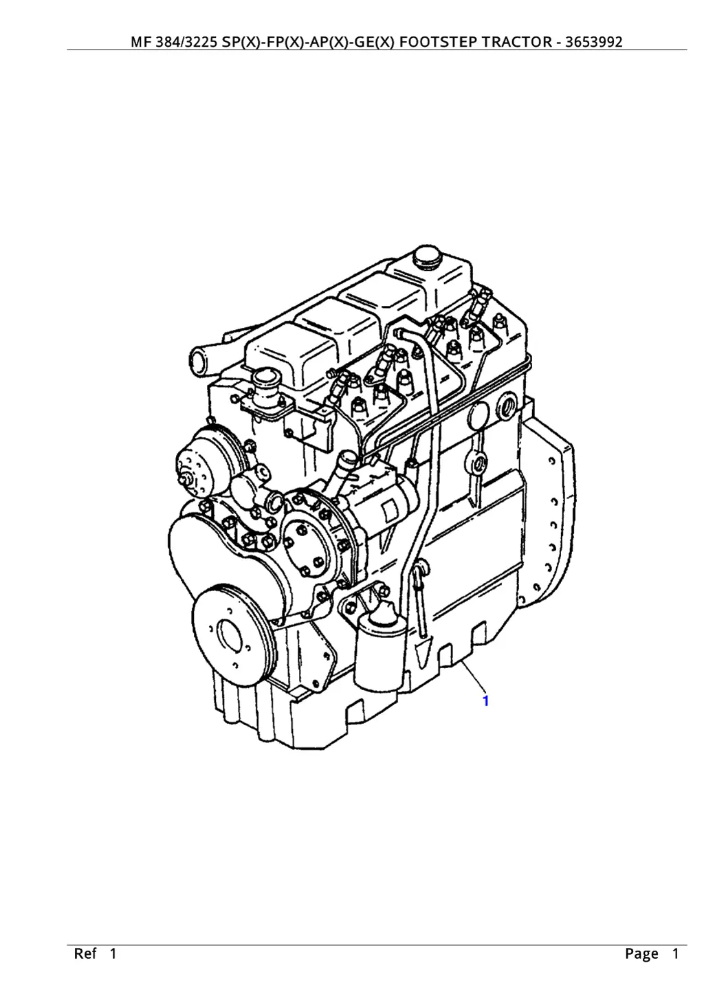 mf 384 3225 sp x fp x ap x ge x footstep tractor