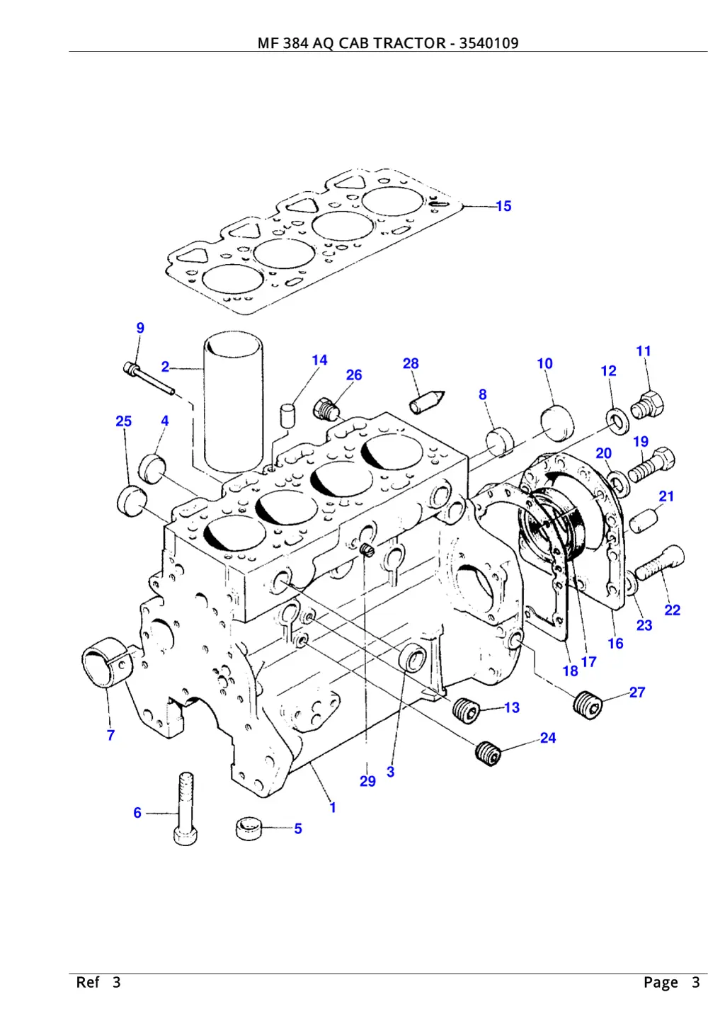 mf 384 aq cab tractor 3540109 2