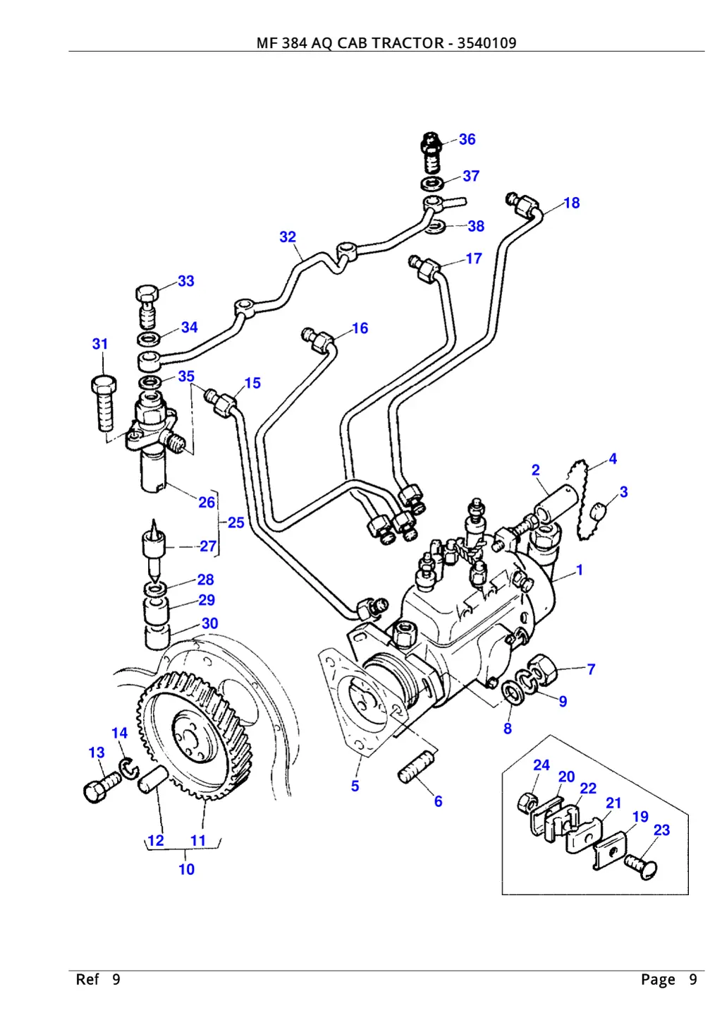 mf 384 aq cab tractor 3540109 8