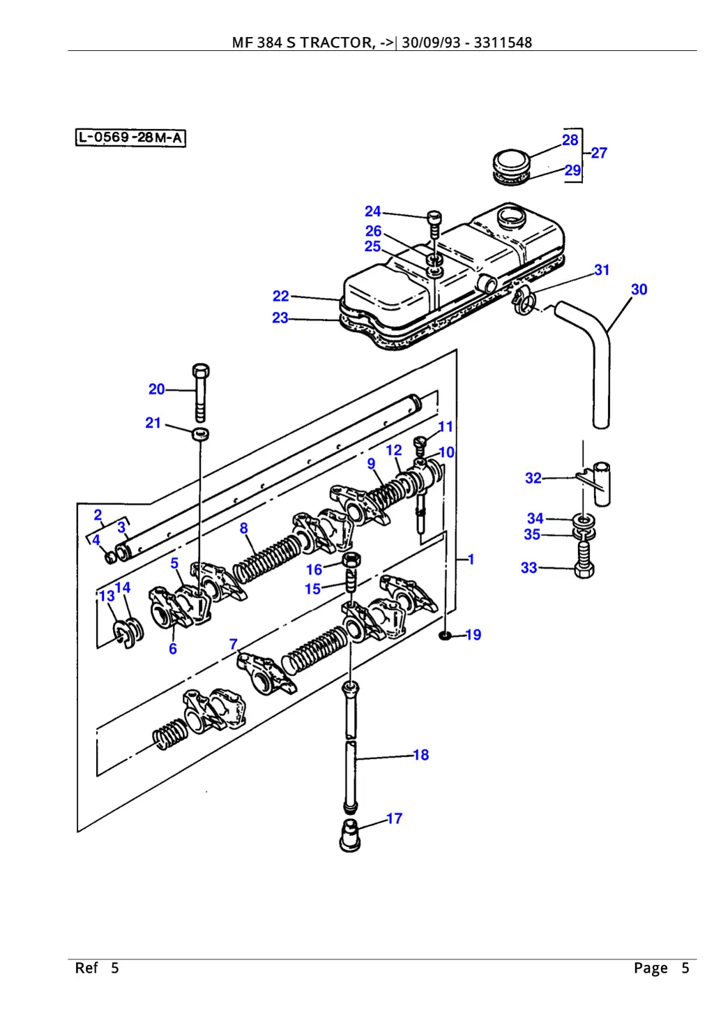 mf 384 s tractor 30 09 93 3311548 4