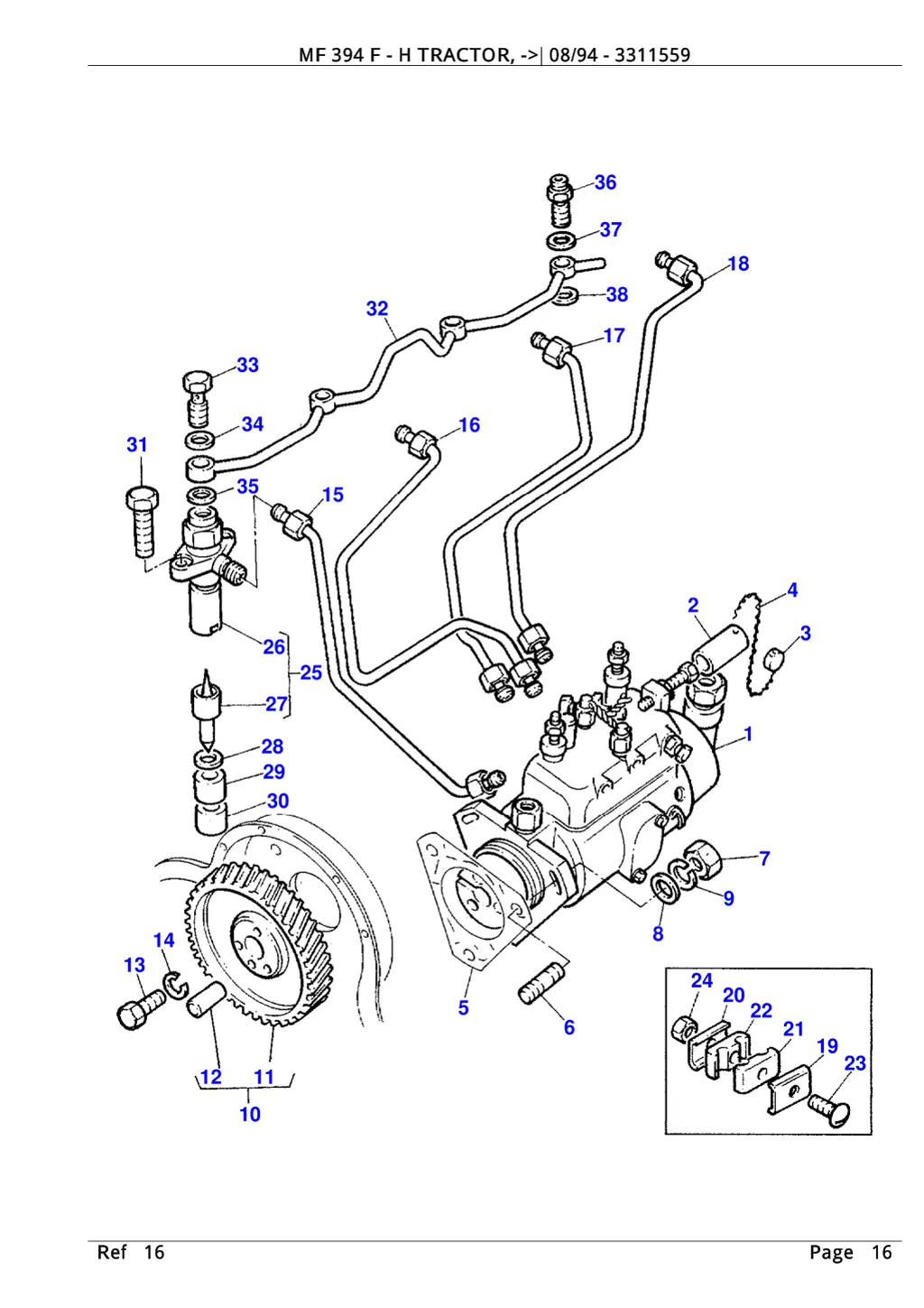 mf 394 f h tractor 08 94 3311559 8