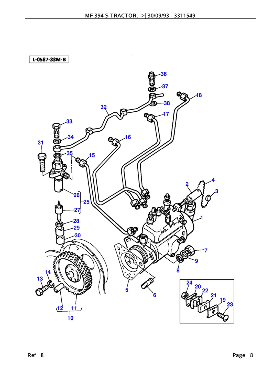 mf 394 s tractor 30 09 93 3311549 7