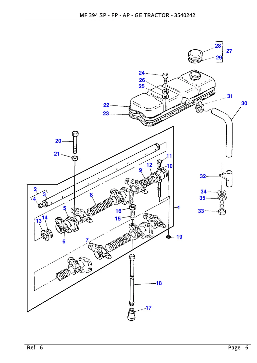 mf 394 sp fp ap ge tractor 3540242 5