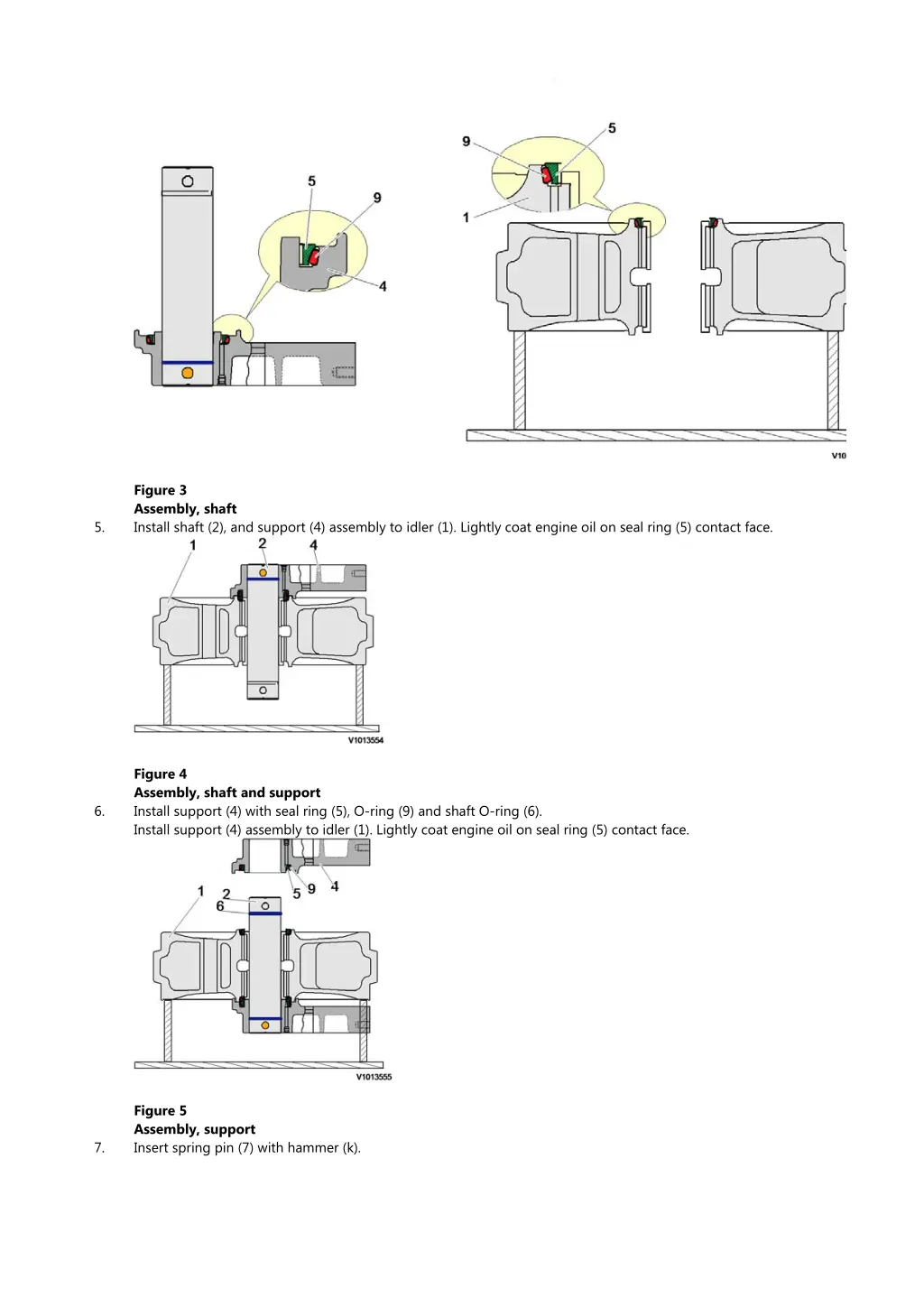 figure 3 assembly shaft install shaft