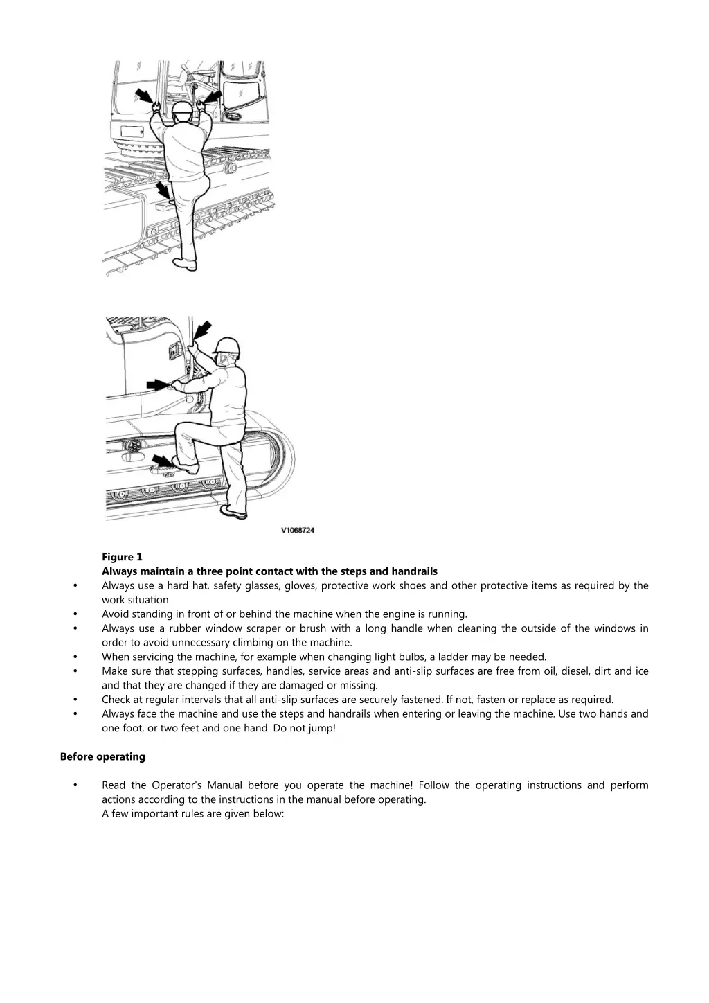 figure 1 always maintain a three point contact