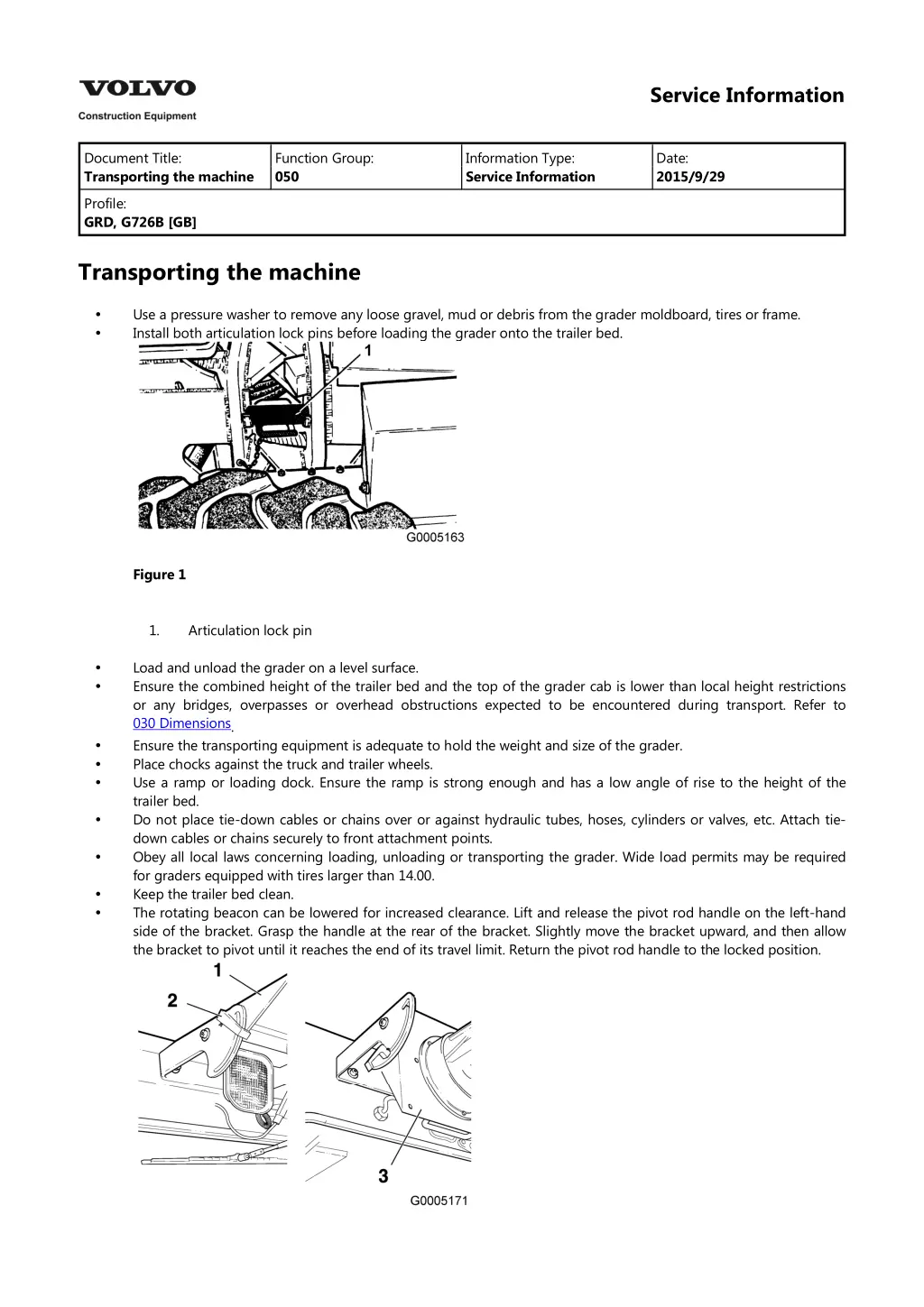 service information 2