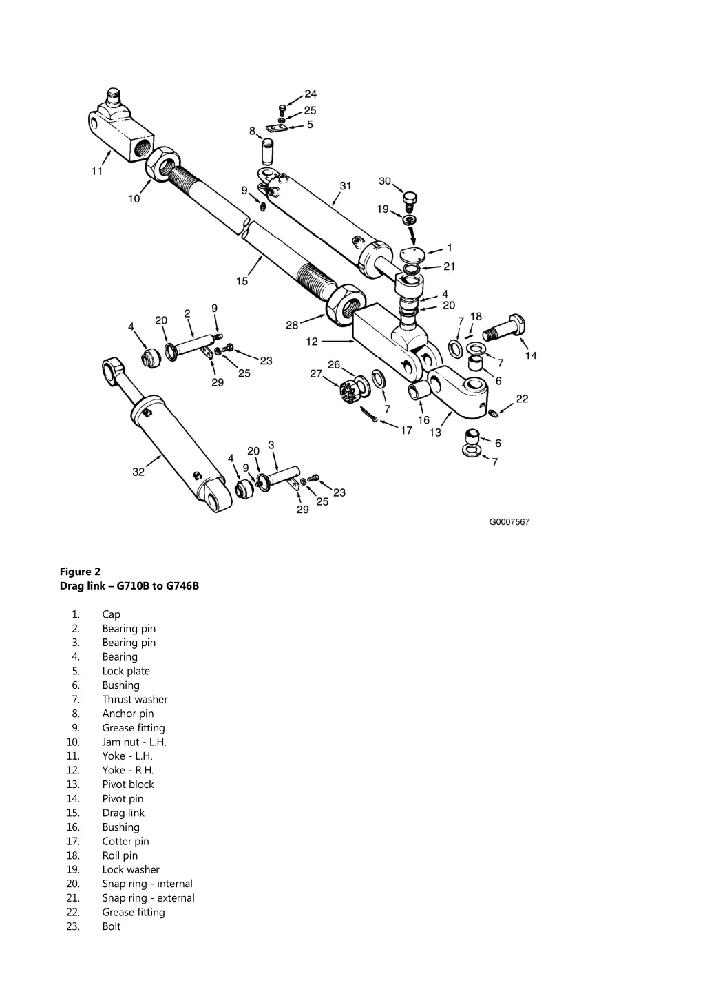 figure 2 drag link g710b to g746b