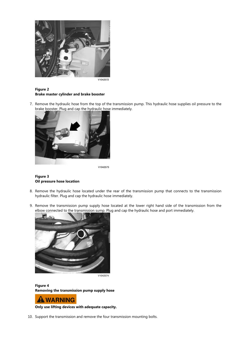 figure 2 brake master cylinder and brake booster