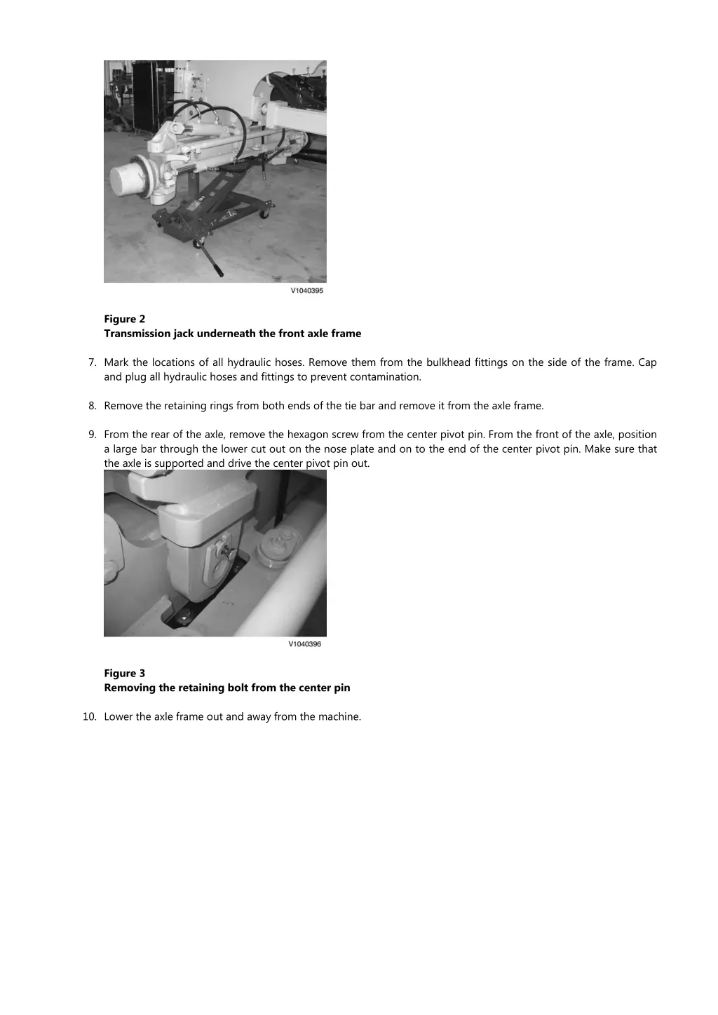 figure 2 transmission jack underneath the front