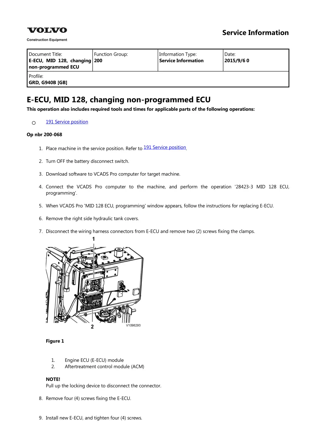 service information 1