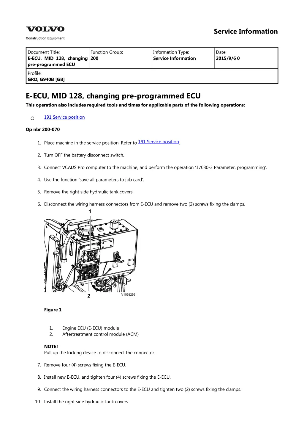 service information 2