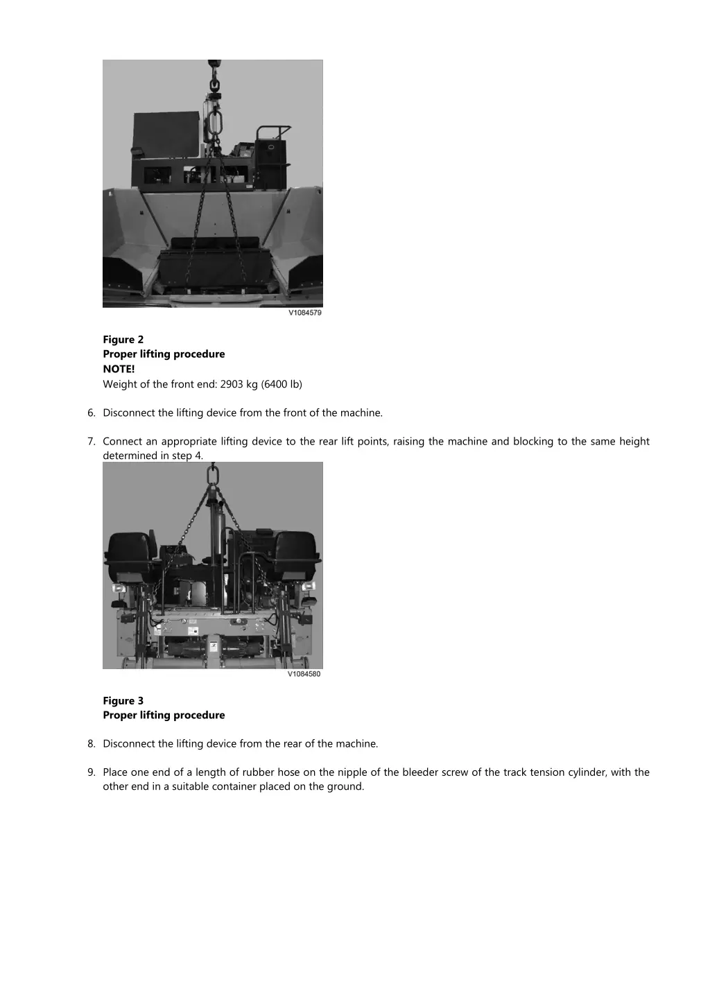 figure 2 proper lifting procedure note weight