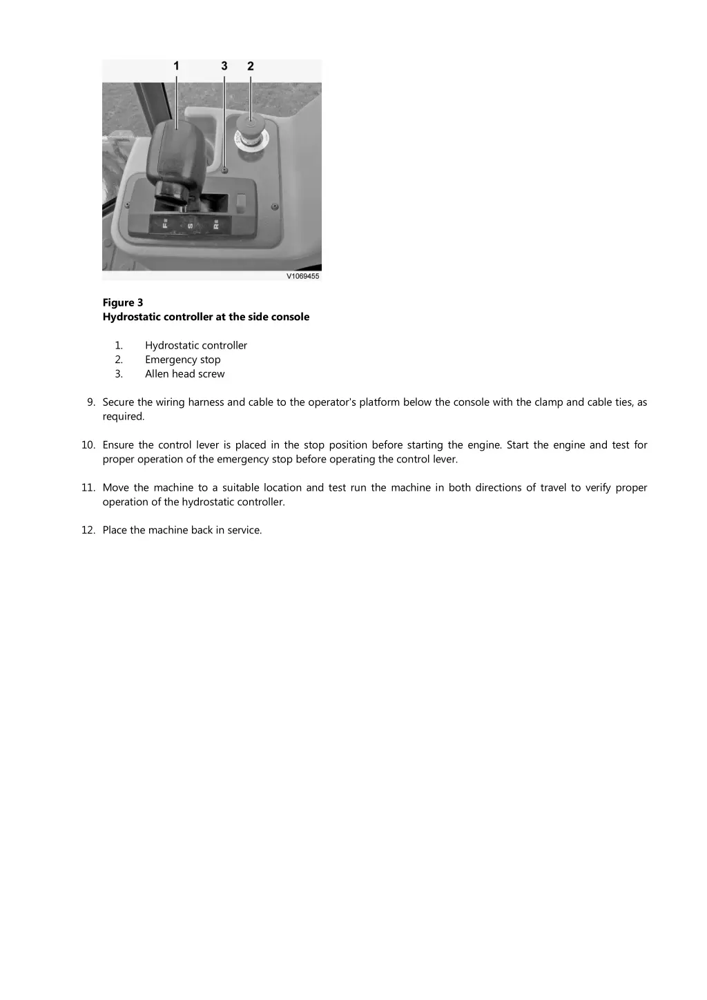 figure 3 hydrostatic controller at the side