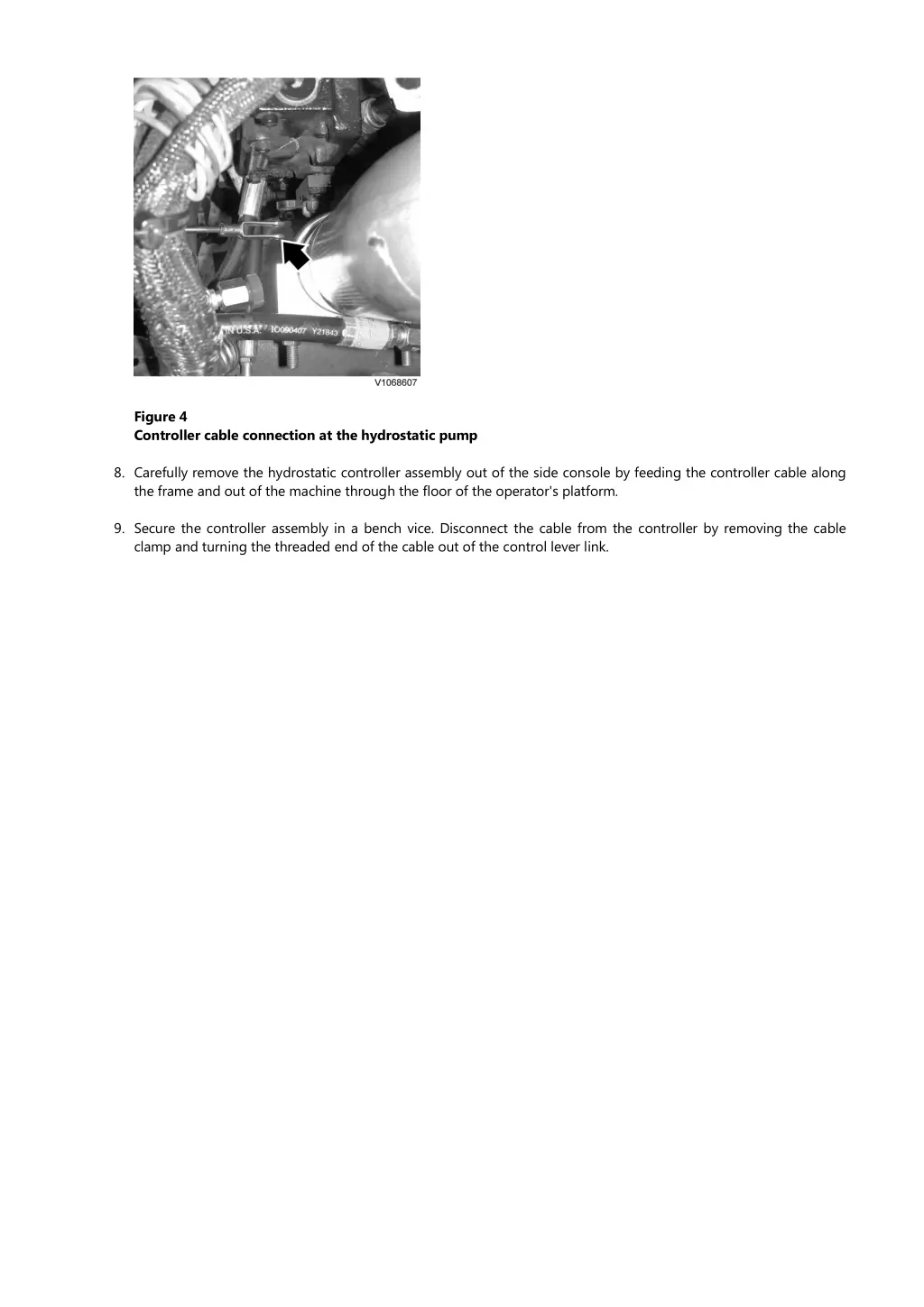 figure 4 controller cable connection