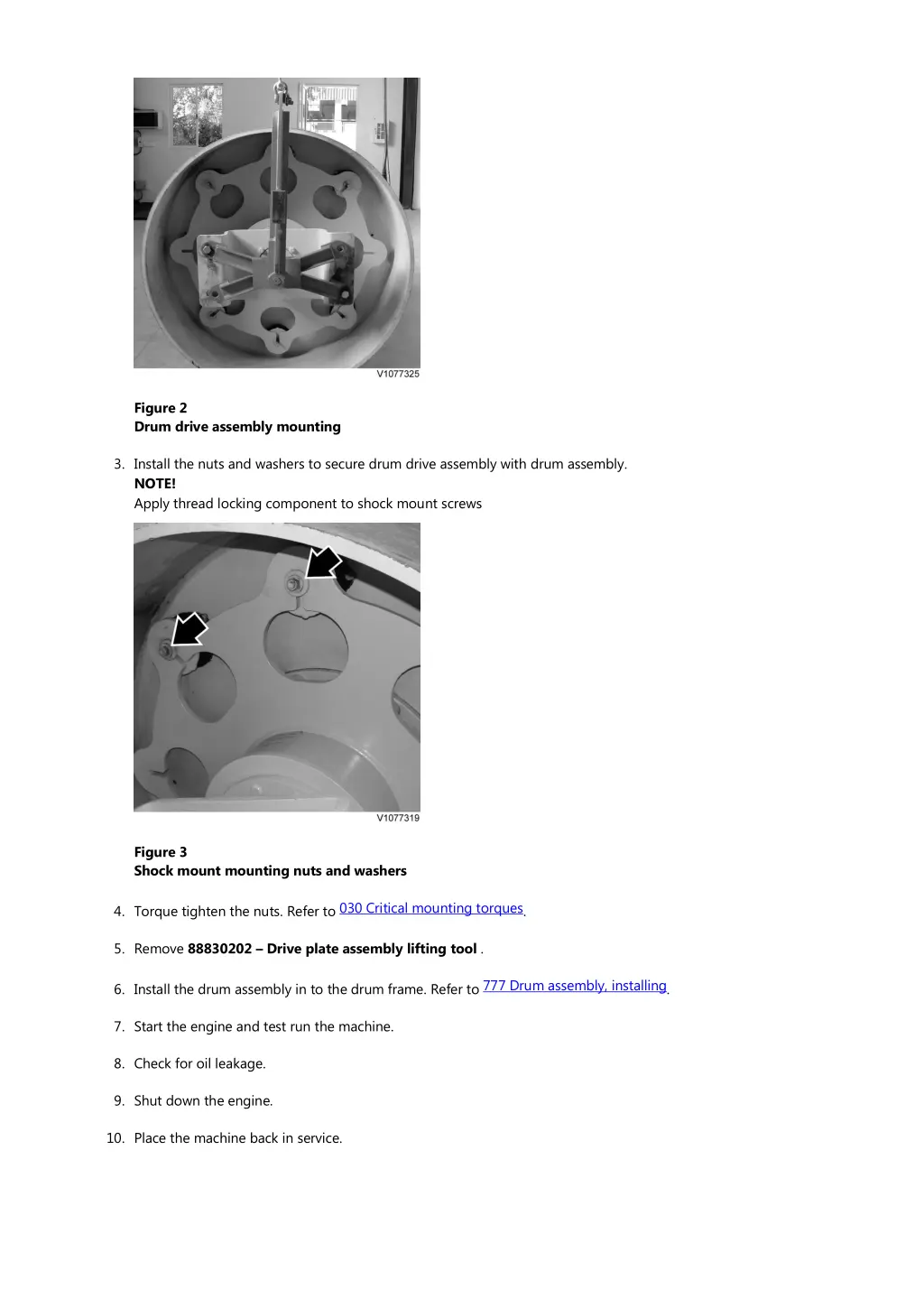 figure 2 drum drive assembly mounting