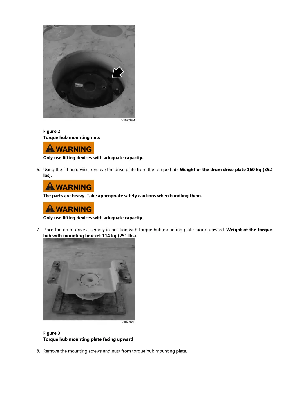 figure 2 torque hub mounting nuts