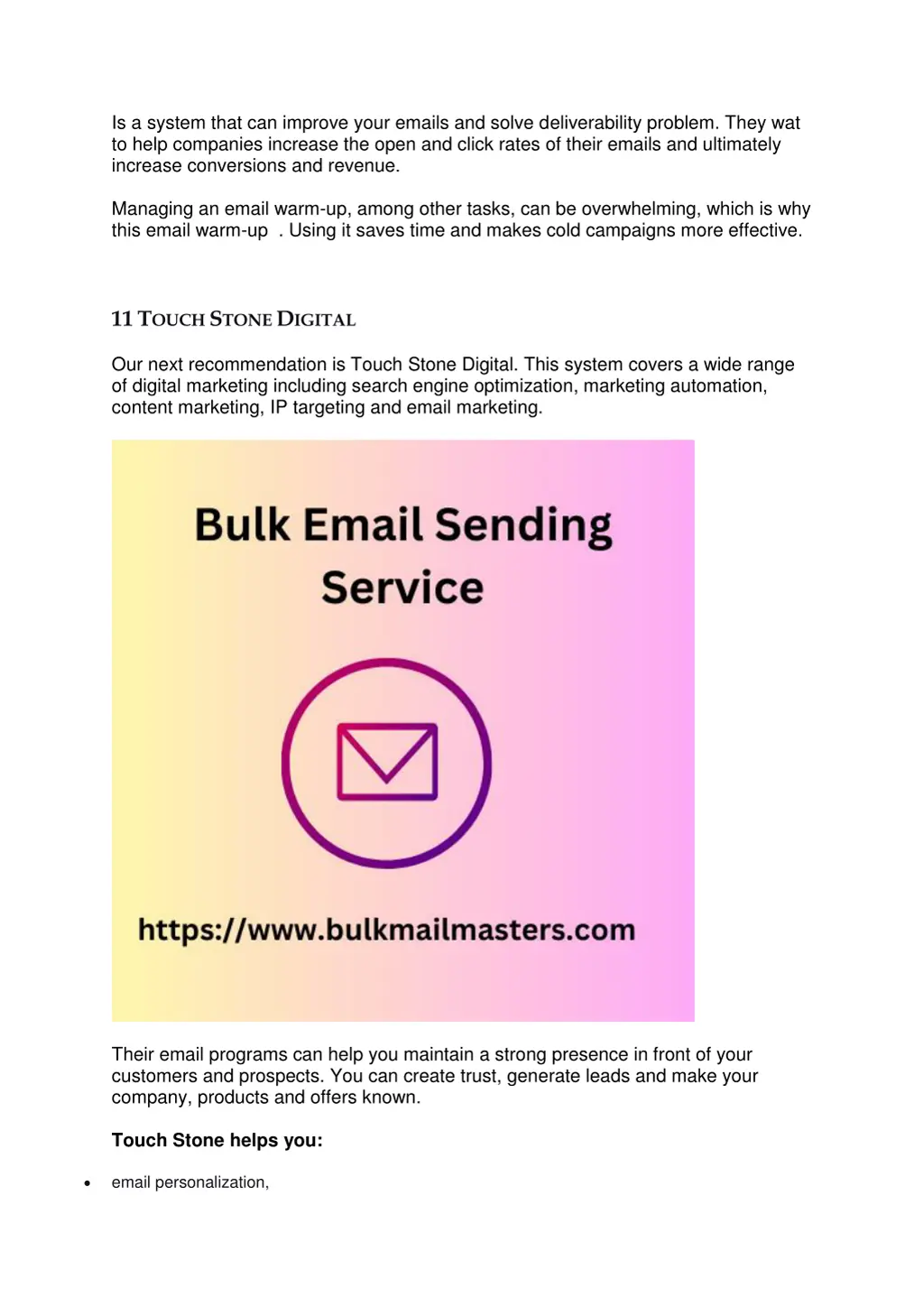 is a system that can improve your emails