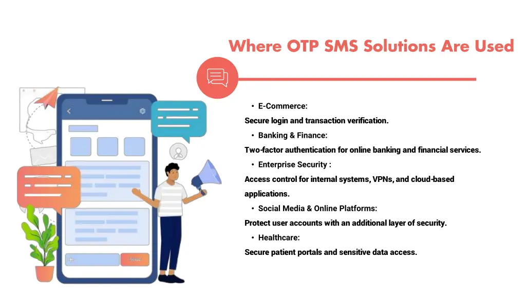 where otp sms solutions are used