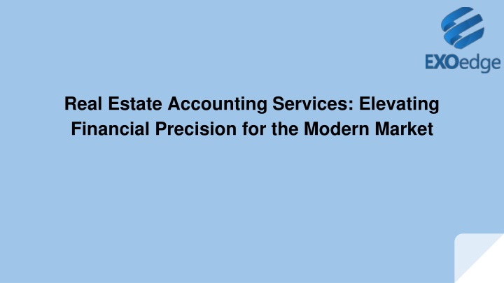 real estate accounting services elevating