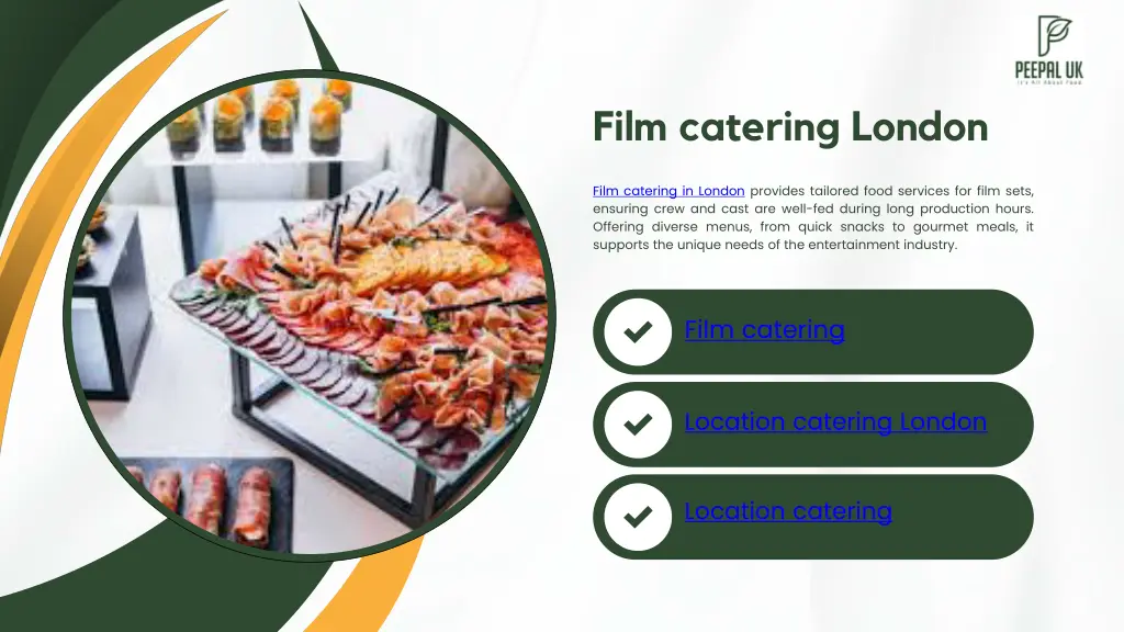 film catering london