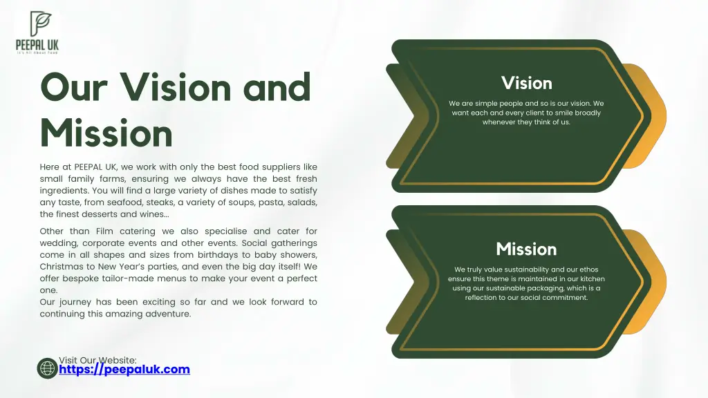 our vision and mission