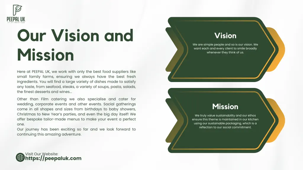 our vision and mission