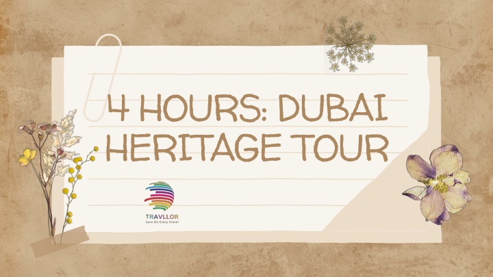 4 hours dubai heritage tour