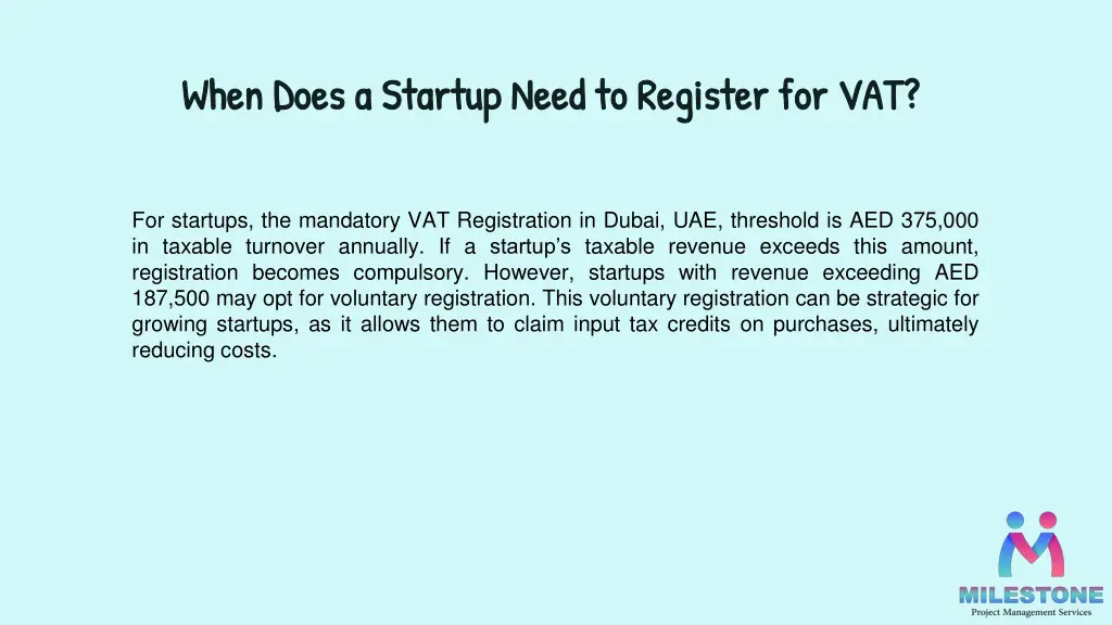 when does a startup need to register for vat when