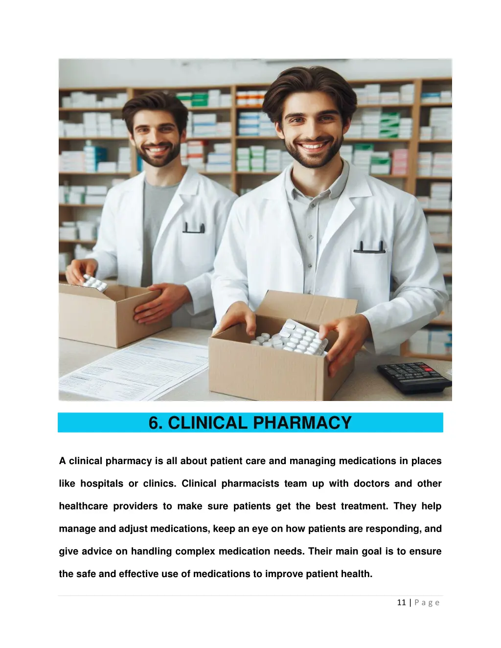 6 clinical pharmacy