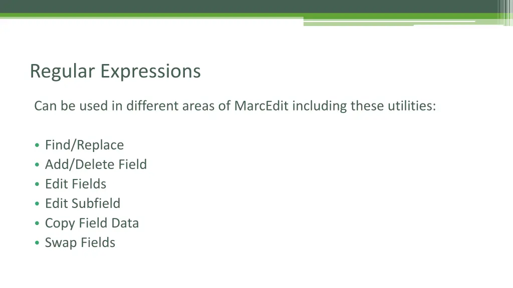 regular expressions