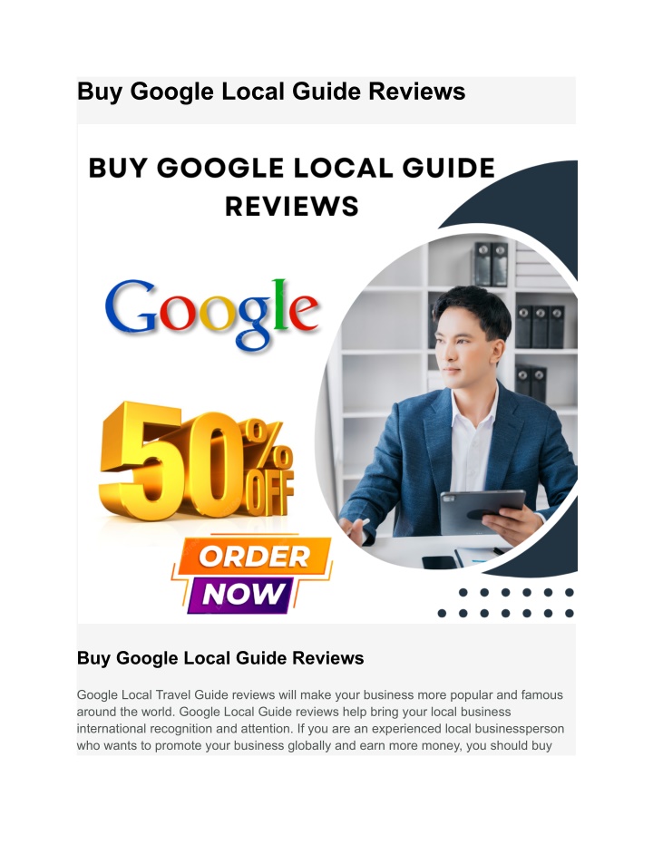 buy google local guide reviews